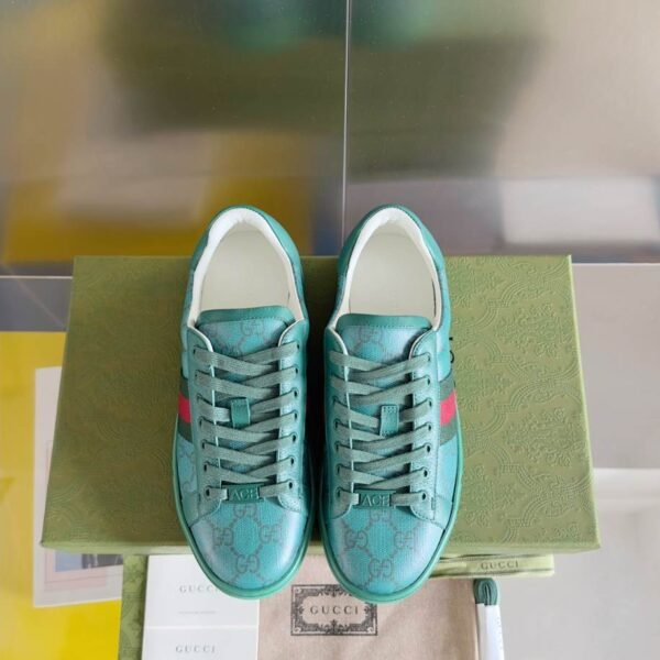 Gucci Ace Crystal Green Sneakers – GCC188 - Image 5