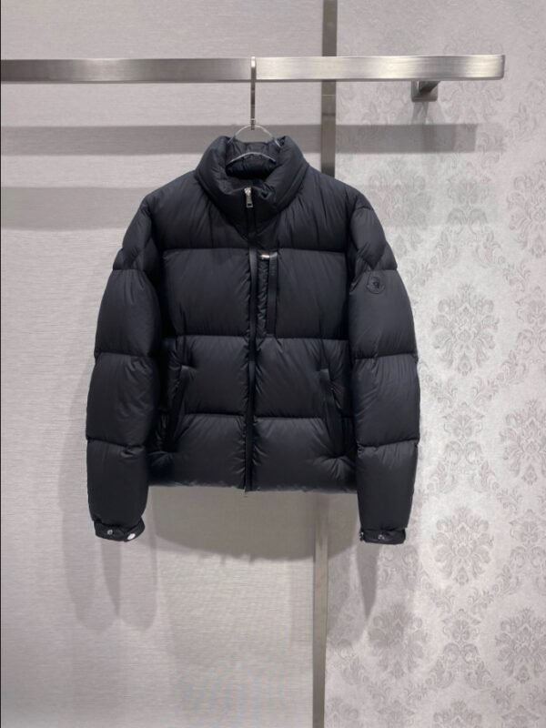 MONCLER Winter Puffer Black Coat – MC145 - Image 7