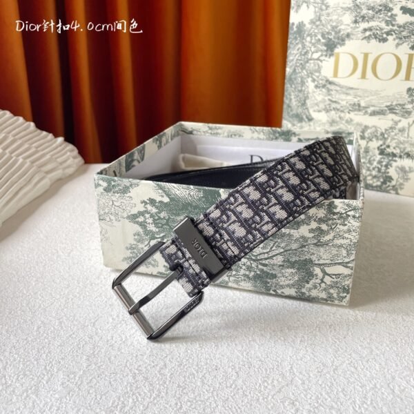 Belt Beige and Black Micro Dior Oblique - DB021 - Image 3