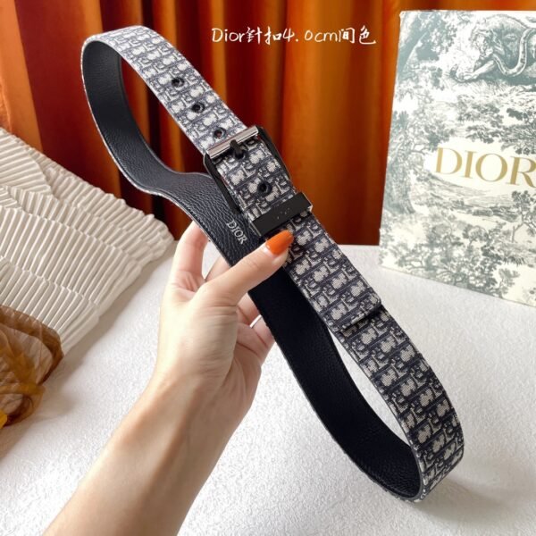 Belt Beige and Black Micro Dior Oblique - DB021 - Image 4