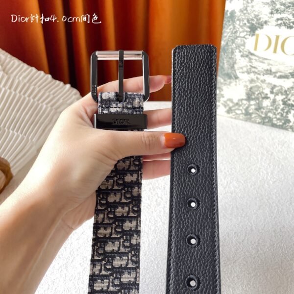 Belt Beige and Black Micro Dior Oblique - DB021 - Image 2