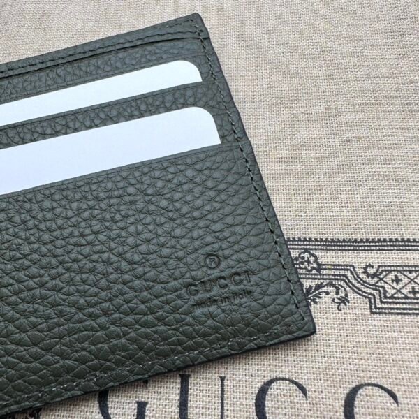 GUCCI JUMBO GG LOGO WALLET DARK OLIVE GREEN- WLG022 - Image 5