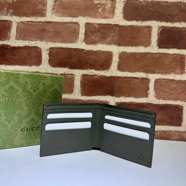 GUCCI JUMBO GG LOGO WALLET DARK OLIVE GREEN- WLG022 - Image 2