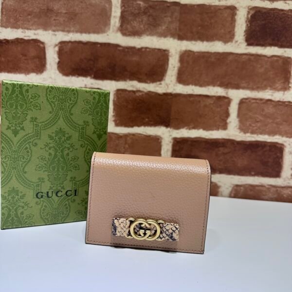 GUCCI INTERLOCKING G LEATHER BROWN - WLG028