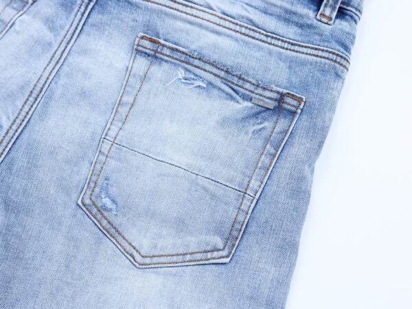 Amiri Logo-Embroidered Skinny Blue Jeans – AMIJ048 - Image 6