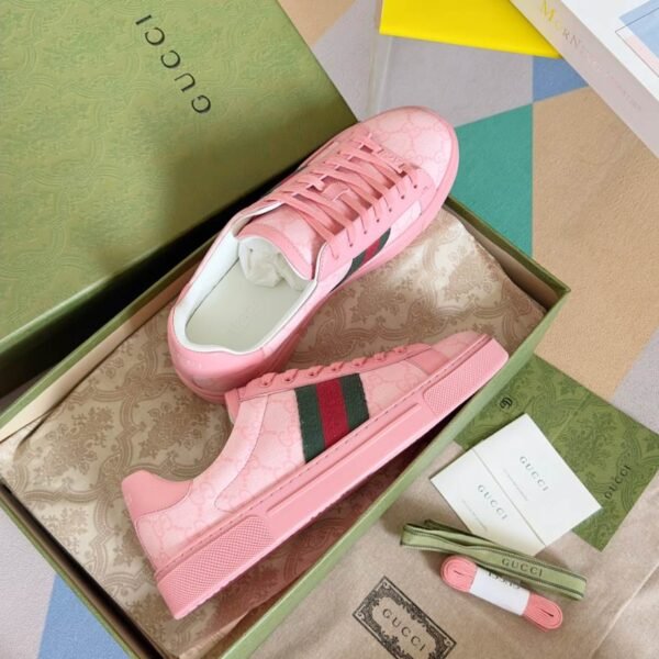 Gucci Ace Crystal Pink Sneakers – GCC187 - Image 3