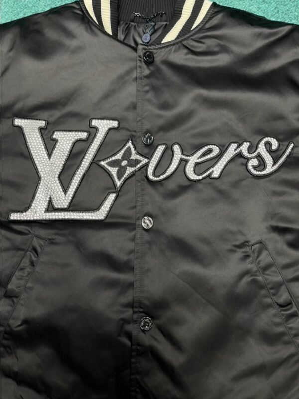 LOUIS VUITTON 'LV LOVERS' BLACK COAT – LVC042 - Image 4