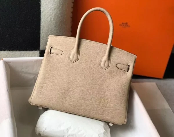 Hermes Birkin 30cm Bag In Trench Clemence Leather GHW - HW024 - Image 3