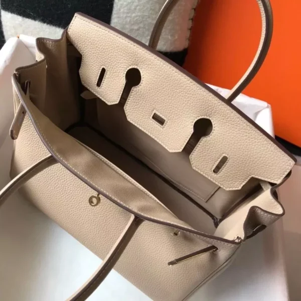 Hermes Birkin 30cm Bag In Trench Clemence Leather GHW - HW024 - Image 8