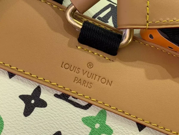 LV Christopher MM Backpack in Vanilla Monogram Craggy Coated Canvas - LW186 - Image 10