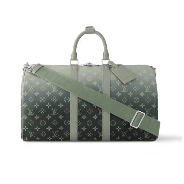 LV Keepall Bandoulière 45 in Khaki Monogram Gradient Canvas - LW178