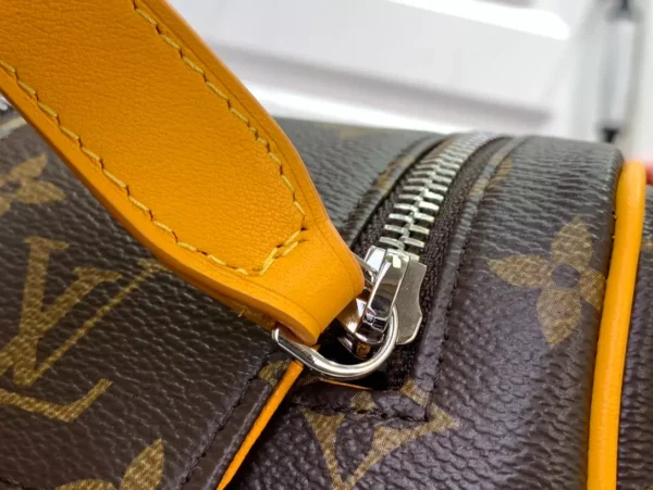 Louis Vuitton Dopp Kit Borneo Yelow Monogram Macassar Canvas Bag - LW145 - Image 9