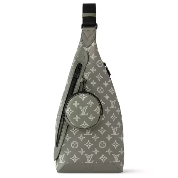 Louis Vuitton Duo Slingbag Olive Green Monogram Shadow - LW152