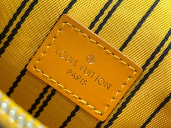Louis Vuitton Steamer Wearable Wallet Yellow Safran Monogram Macassar - LW146 - Image 10