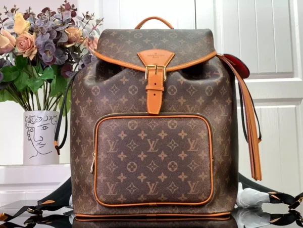 Montsouris Backpack Brown Monogram Dust Canvas - LW158 - Image 2