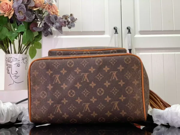 Montsouris Backpack Brown Monogram Dust Canvas - LW158 - Image 6