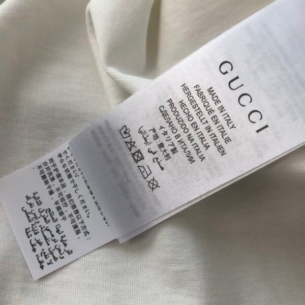 ADIDAS X GUCCI COTTON JERSEY T-SHIRT IN WHITE – GGS021 - Image 7