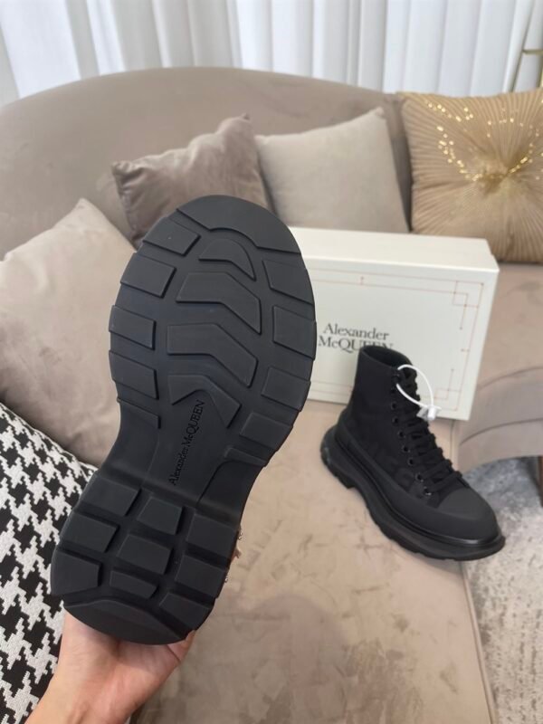 ALEXANDER MCQUEEN GRAFFITI TREAD SLICK HIGH-TOP SNEAKERS – ALD034 - Image 9
