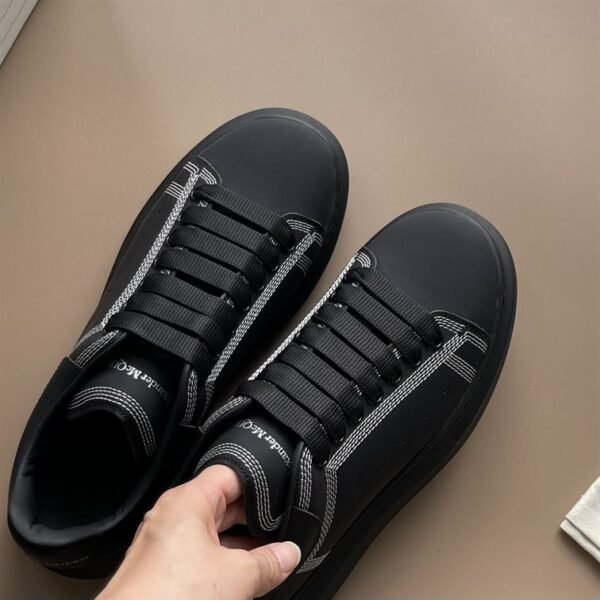 ALEXANDER MCQUEEN OVERSIZED LEATHER SNEAKERS – ALD018 - Image 4