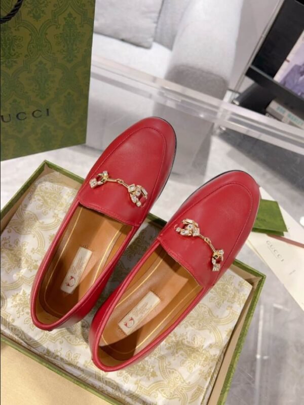 Gucci Jordaan Red Loafer – GL069 - Image 3