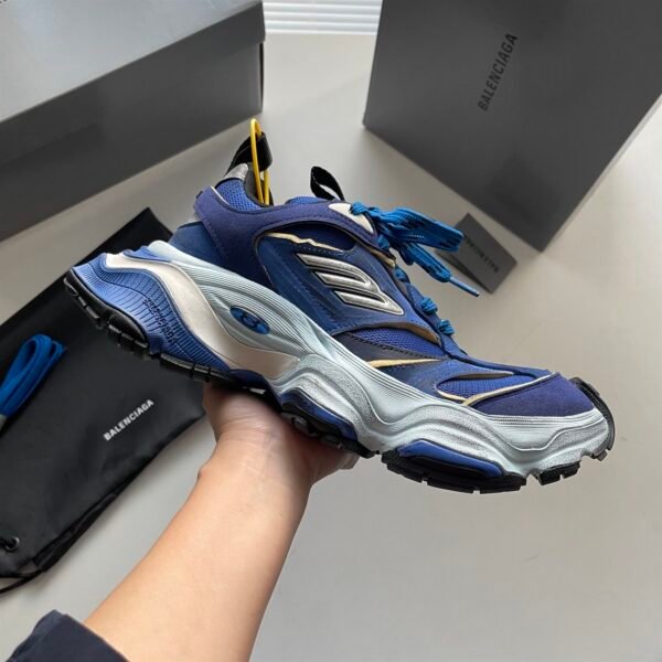 BALENCIAGA CARGO SNEAKER IN BLUE – BLA091 - Image 6