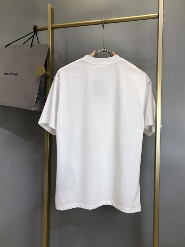 BALENCIAGA MEN'S THE SIMPSONS TM  20TH TELEVISION T-SHIRT OVERSIZED IN WHITE – BAS005 - Image 3