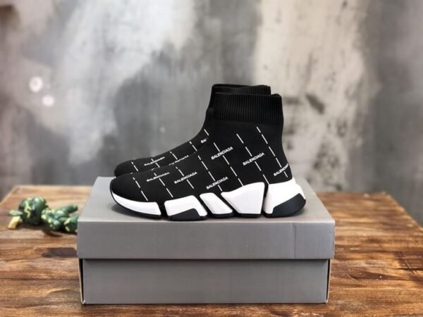 BALENCIAGA SPEED 2.0 LOGO-PRINT SNEAKERS – BLA048 - Image 2