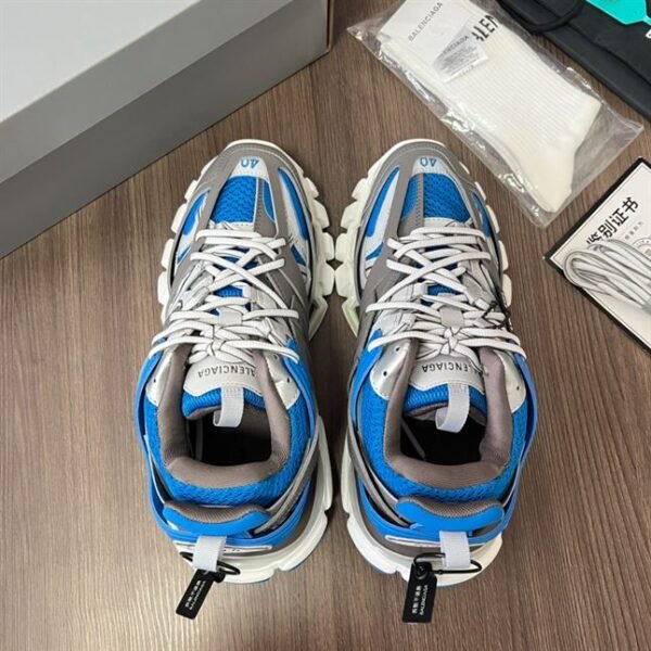 BALENCIAGA TRACK SNEAKER IN BLUE BROWN – BLA089 - Image 5