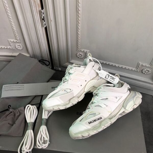 BALENCIAGA TRACK TRAINER SNEAKERS IN WHITE – BLA030 - Image 3