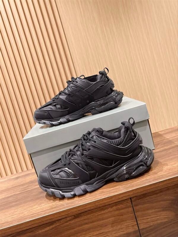 BALENCIAGA TRACK TRAINERS BLACK – BLA070 - Image 2