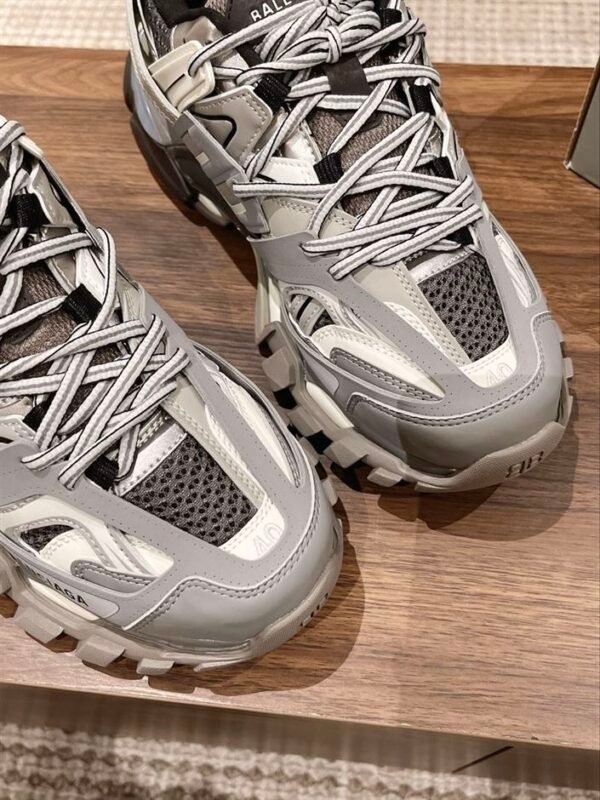 BALENCIAGA TRACK TRAINERS GREY – BLA071 - Image 7