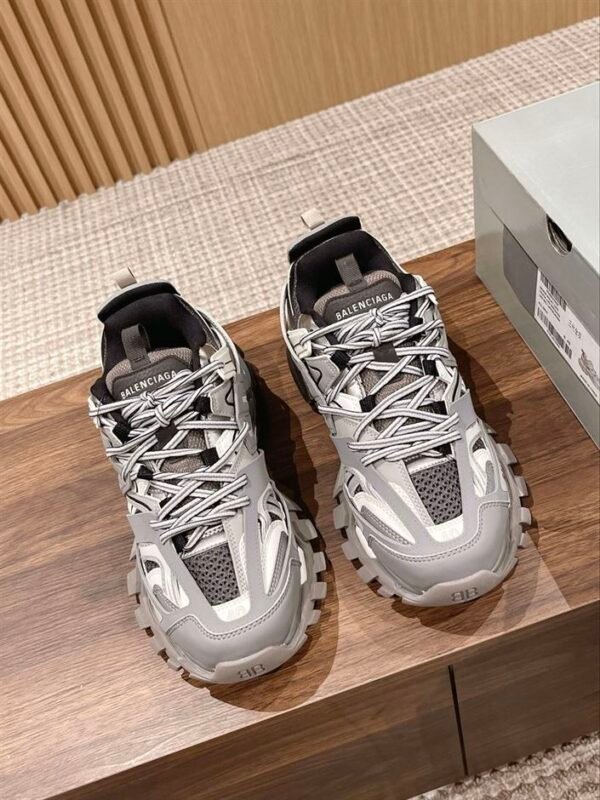 BALENCIAGA TRACK TRAINERS GREY – BLA071 - Image 3