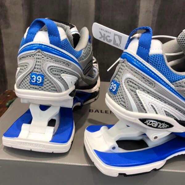 BALENCIAGA X-PANDER SNEAKER IN BLUE/SILVER – BLA044 - Image 7