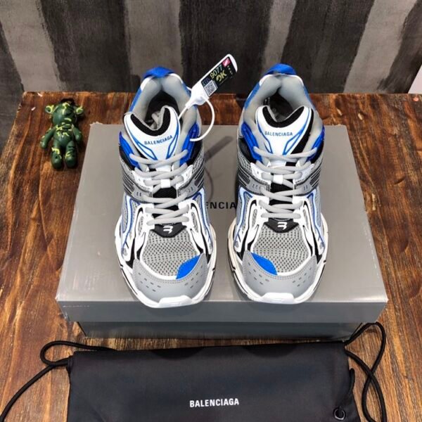 BALENCIAGA X-PANDER SNEAKER IN BLUE/SILVER – BLA044 - Image 4
