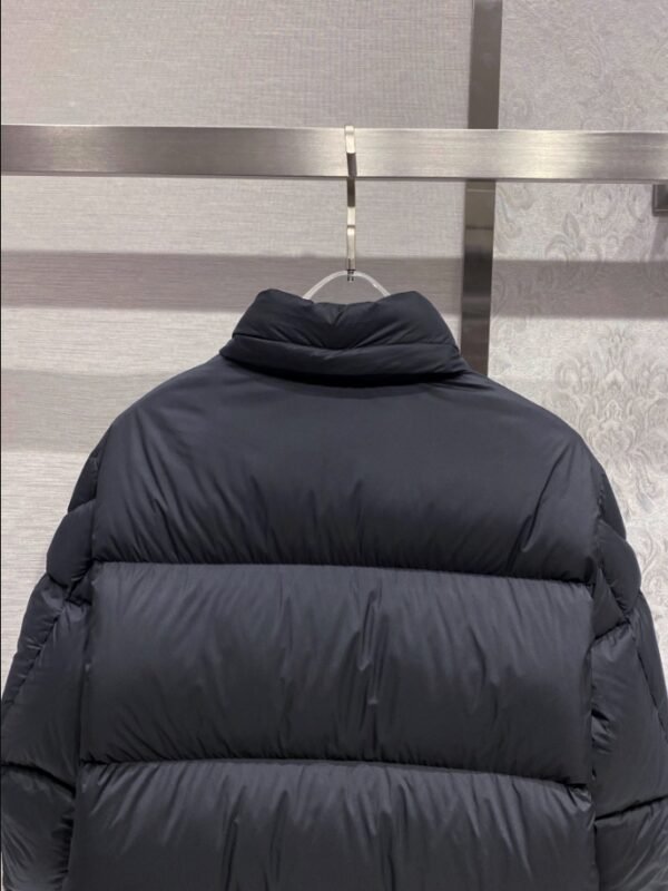 MONCLER Winter Puffer Black Coat – MC145 - Image 2