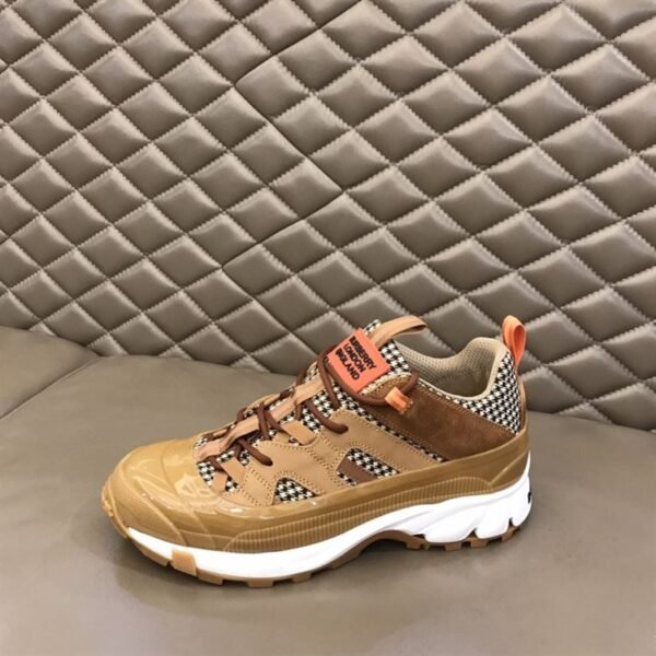 BURBERRY ARTHUR SNEAKERS IN BROWN- BBR005 - Image 5