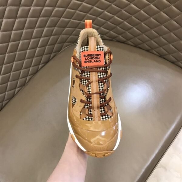 BURBERRY ARTHUR SNEAKERS IN BROWN- BBR005 - Image 6