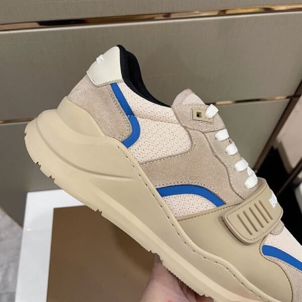 BURBERRY LOGO-STRAP LOW-TOP SNEAKERS – BBR026 - Image 7