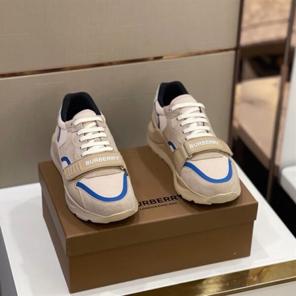 BURBERRY LOGO-STRAP LOW-TOP SNEAKERS – BBR026 - Image 2