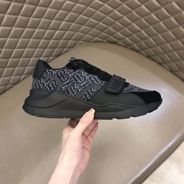 BURBERRY MONOGRAM PRINT NYLON SNEAKERS – BBR002 - Image 4