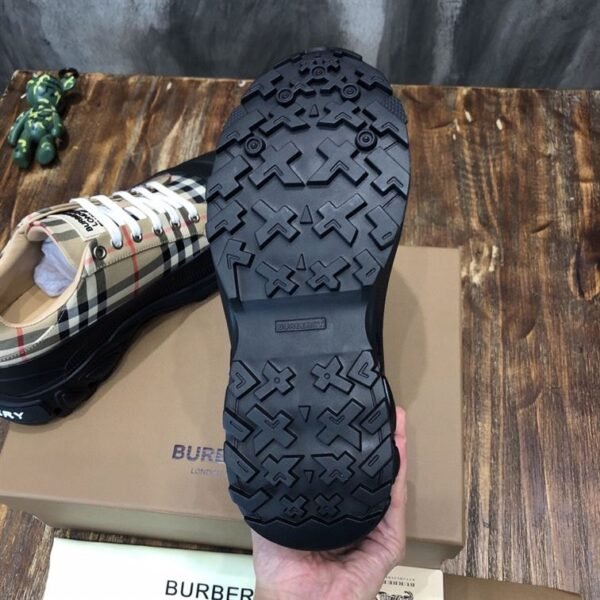BURBERRY VINTAGE CHECK COTTON ARTHUR SNEAKERS – BBR028 - Image 8
