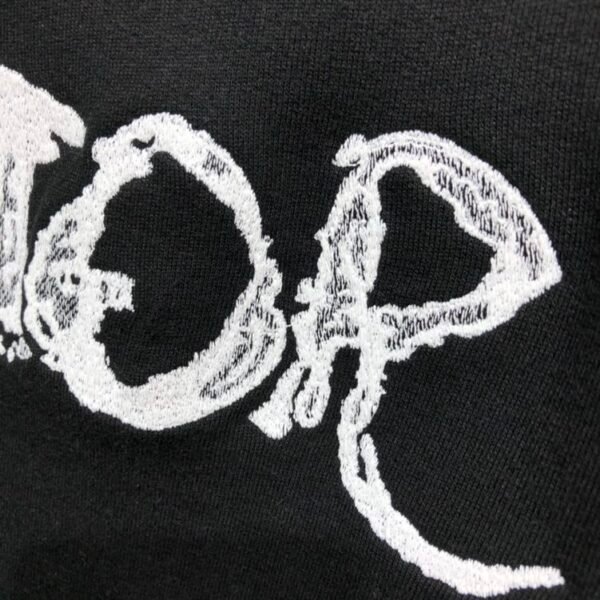 DIOR AND PETER DOIG HOODED SWEATSHIRT BLACK – DOS012 - Image 4