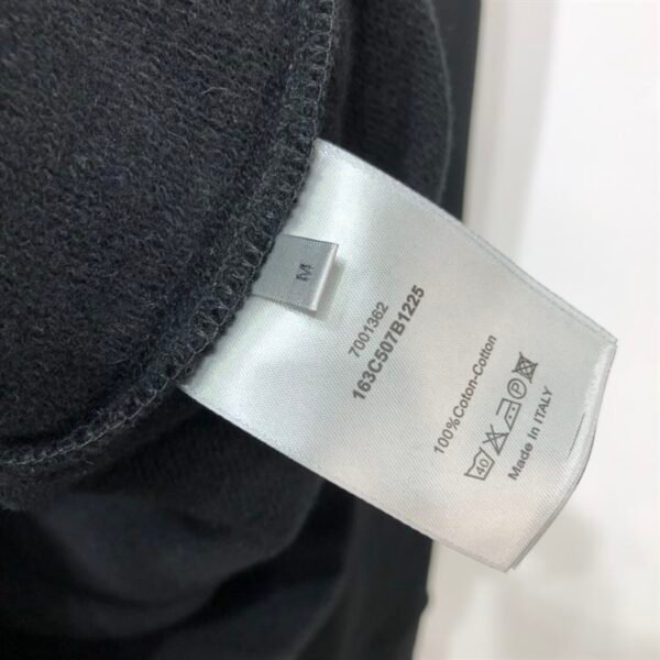 DIOR AND PETER DOIG HOODED SWEATSHIRT BLACK – DOS012 - Image 8