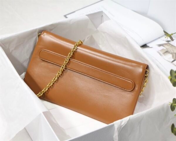 DIOR AUTHENTICATED AVENUE HANDBAG LEATHER BROWN - DOB115 - Image 2