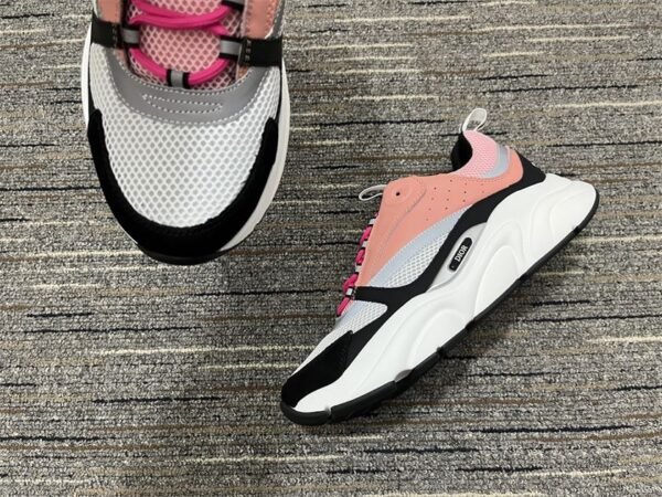 DIOR B22 SNEAKER PINK WHITE BLACK – DO104 - Image 7