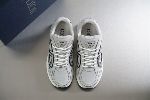 DIOR B30 SNEAKER GRAY MESH AND TECHNICAL FABRIC – DO073 - Image 3