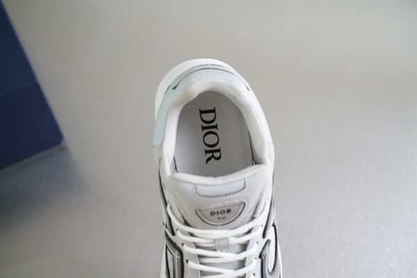 DIOR B30 SNEAKER GRAY MESH AND TECHNICAL FABRIC – DO073 - Image 7