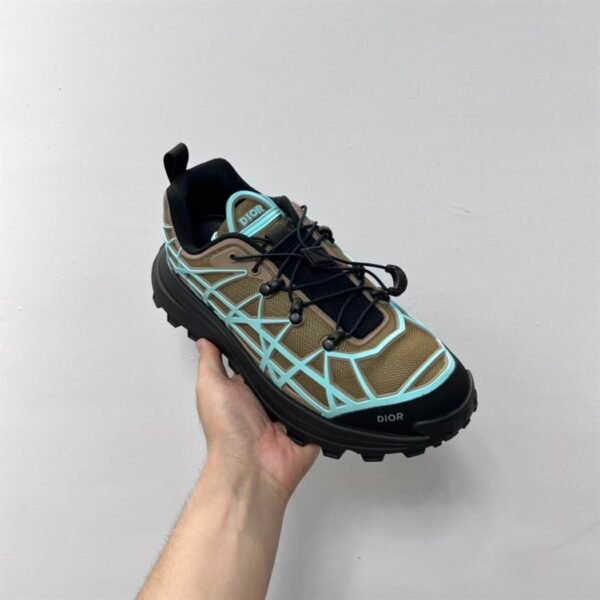 DIOR B31 RUNNER SNEAKER KHAKI TEAL – DO097 - Image 7
