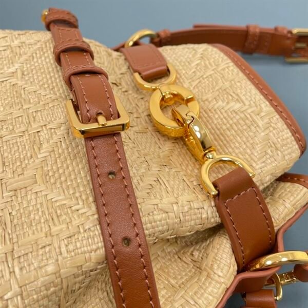 DIOR MEDIUM C EST DIOR BAG NATURAL CANNAGE RAFFIA - DOB044 - Image 7