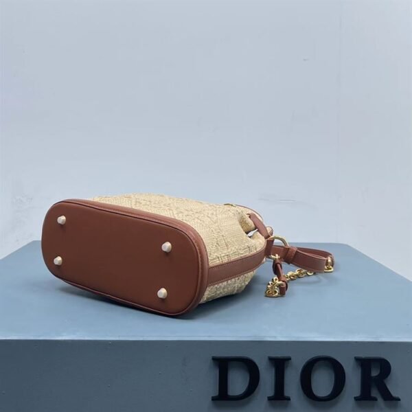DIOR MEDIUM C EST DIOR BAG NATURAL CANNAGE RAFFIA - DOB044 - Image 3